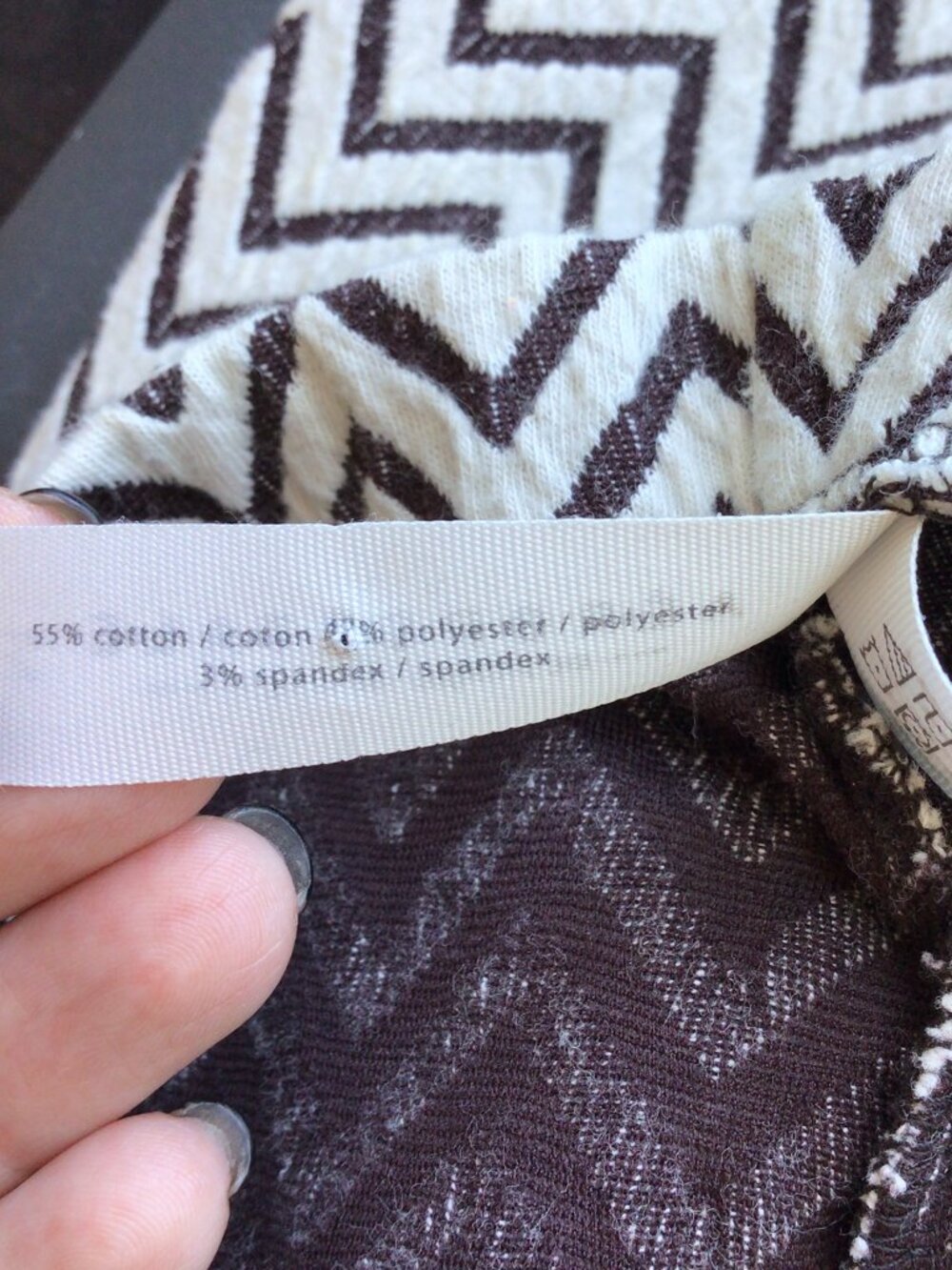 Aeropostale Chevron Striped Elastic Waist Mini Skirt - Picture 4 of 4